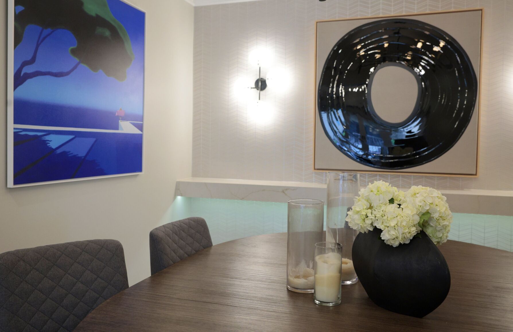 At home with Roel Vestjens and Cheryl Vallely in their Clayton condo